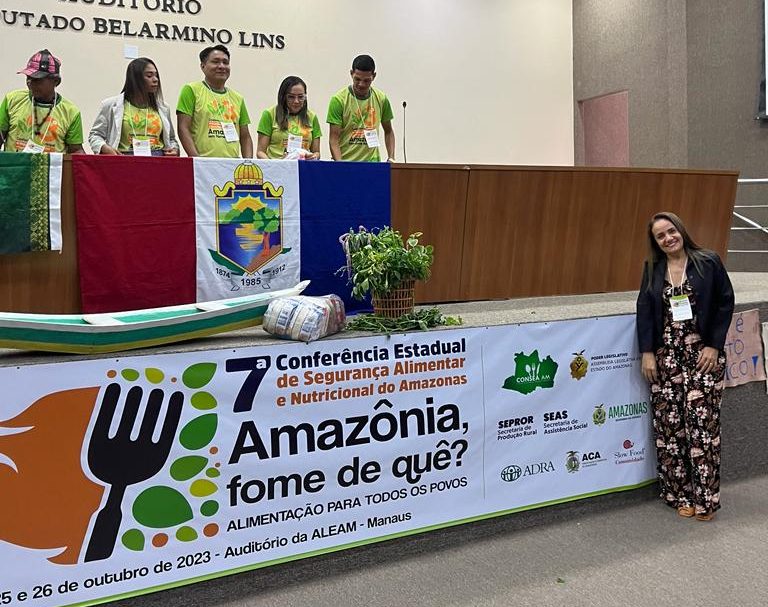 You are currently viewing Vice-delegada do CRN-7 discute estratégias na 7ª Conferência Estadual de Segurança Alimentar e Nutricional do Amazonas