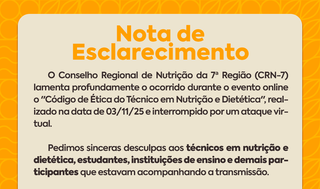 Leia mais sobre o artigo Nota de esclarecimento